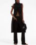 Courrèges Mouwloze top Zwart - Thumbnail 2