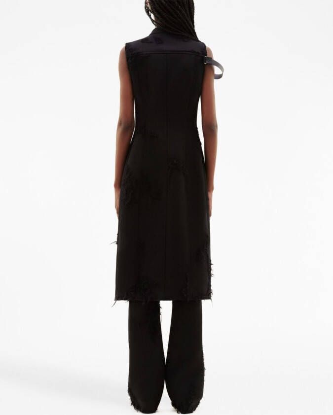 Courrèges Mouwloze top Zwart