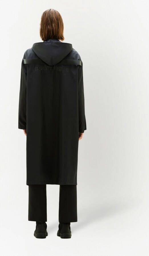 Courrèges Parka met capuchon Zwart