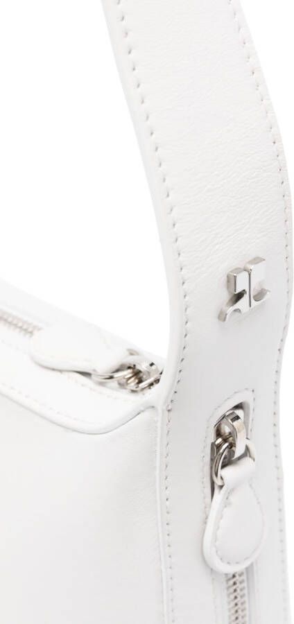 Courrèges Racer leren tas Wit