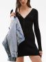 Courrèges Ribgebreide jurk Zwart - Thumbnail 5