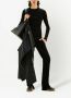 Courrèges Ribgebreide broek Zwart - Thumbnail 2