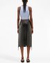 Courrèges Pointy ribgebreide tanktop Blauw - Thumbnail 4
