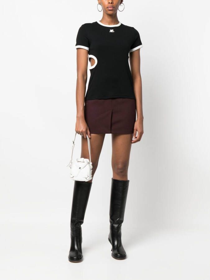 Courrèges Shopper met gedraaid bandje Wit