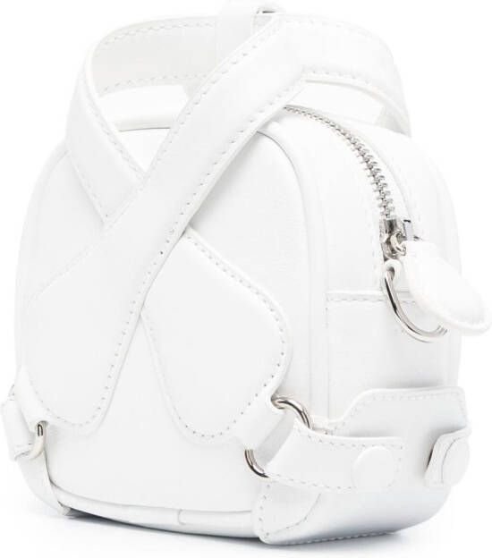 Courrèges Shopper met gedraaid bandje Wit