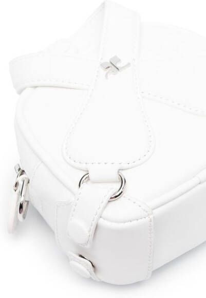 Courrèges Shopper met gedraaid bandje Wit