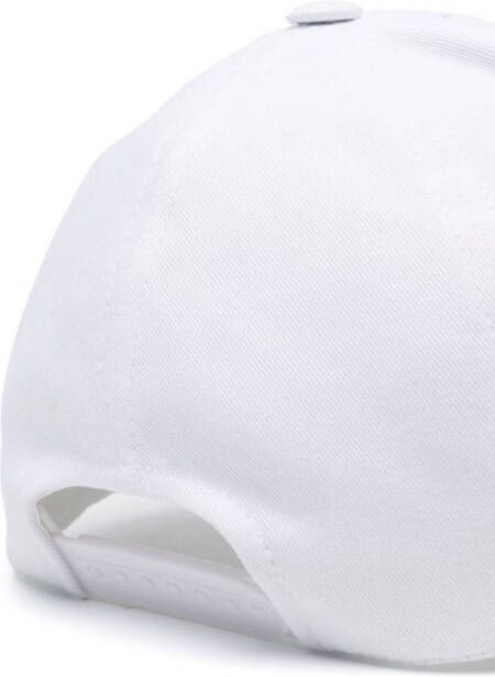 Courrèges Honkbalpet met logopatch Wit
