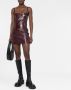 Courrèges Mouwloze mini-jurk Rood - Thumbnail 2