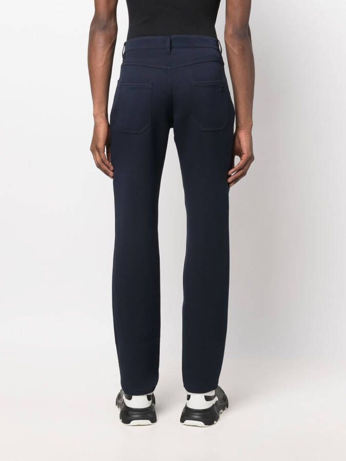Courrèges Mid rise straight broek Blauw