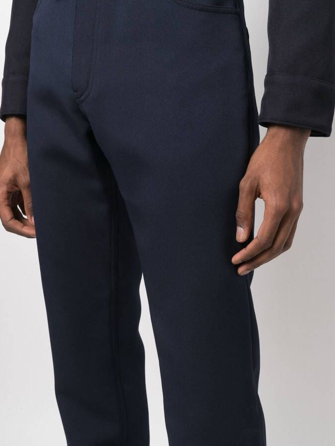 Courrèges Mid rise straight broek Blauw