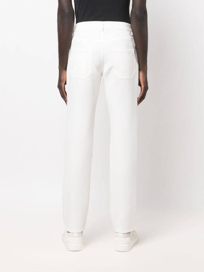 Courrèges Mid rise straight broek Wit