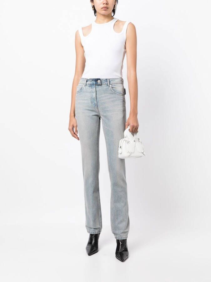 Courrèges Straight jeans Blauw