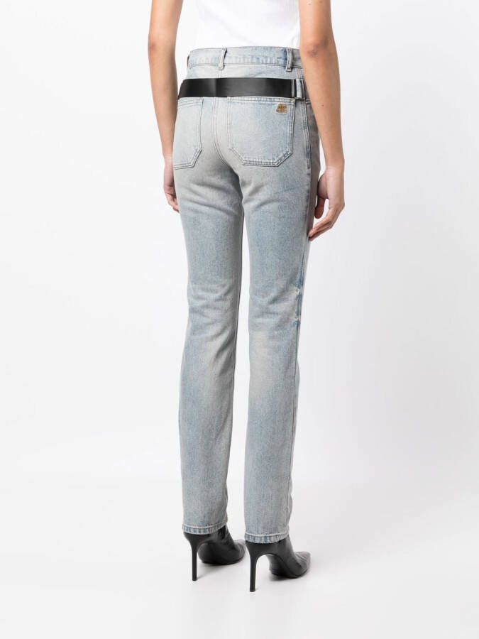 Courrèges Straight jeans Blauw