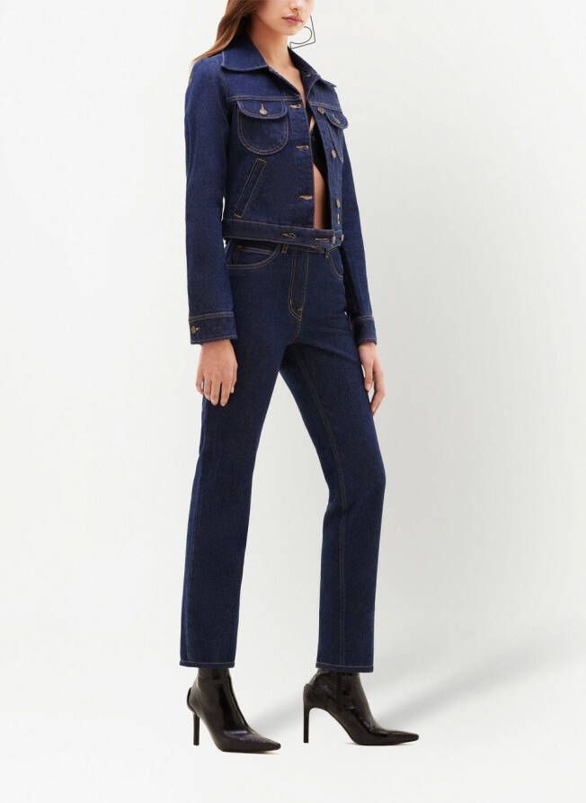 Courrèges Straight jeans Blauw