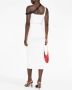 Courrèges Midi-jurk met bandje Wit - Thumbnail 4