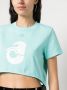 Courrèges T-shirt met bretels Blauw - Thumbnail 5