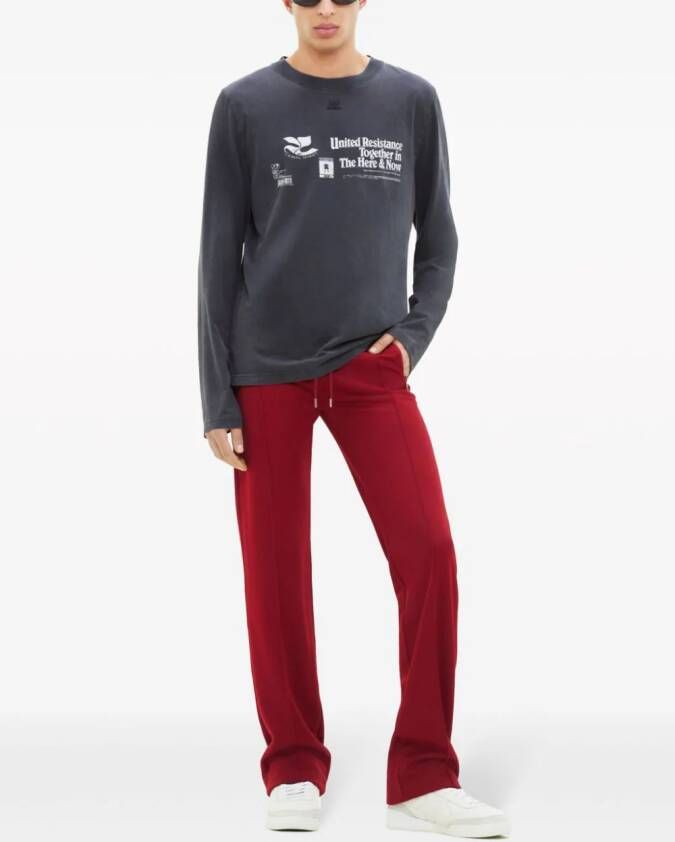 Courrèges Sweater met logoprint Grijs