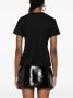 Courrèges T-shirt met geborduurd logo Zwart - Thumbnail 3