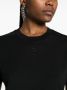 Courrèges T-shirt met geborduurd logo Zwart - Thumbnail 4