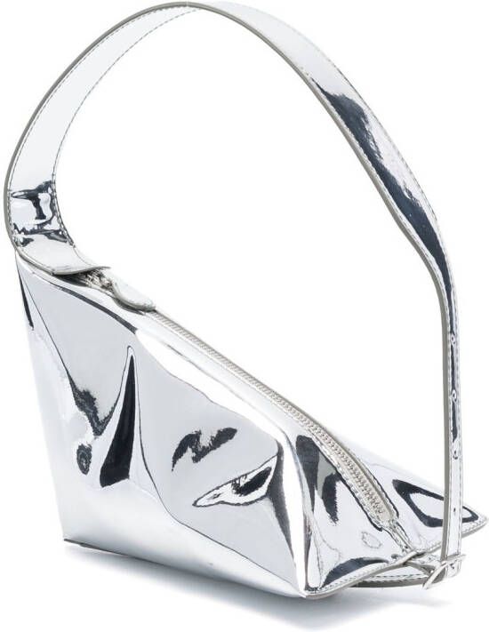 Courrèges The One leren tas Zilver