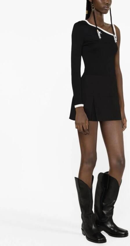 Courrèges Asymmetrische top Zwart