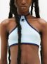 Courrèges Top met halternek Blauw - Thumbnail 5