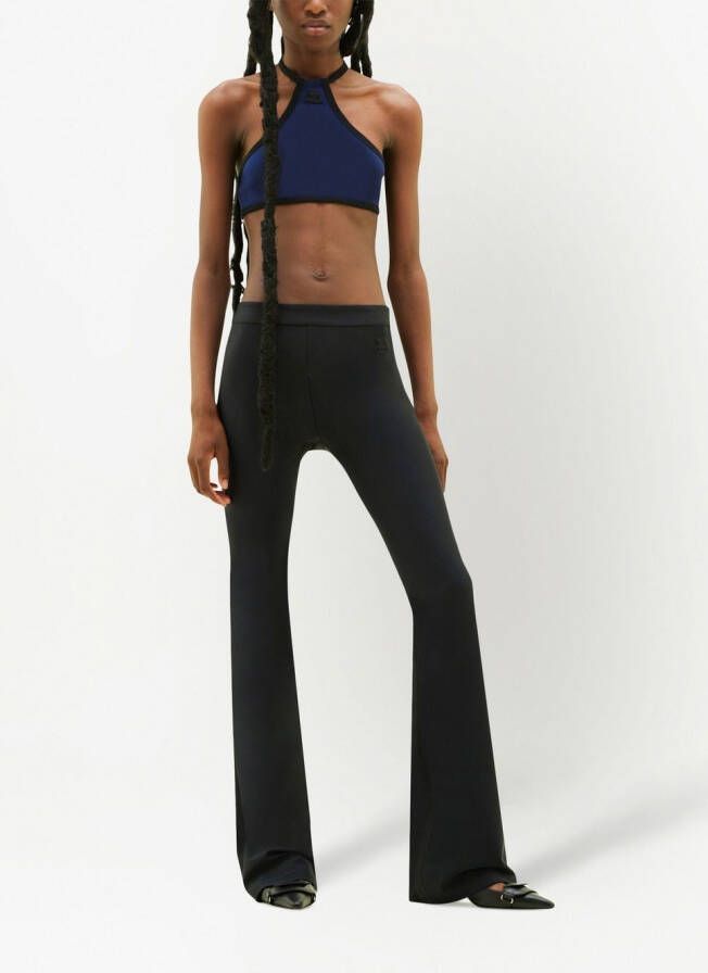 Courrèges Top met halternek Blauw