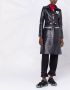 Courrèges Vinyl trenchcoat met logo-applicatie Blauw - Thumbnail 2