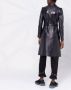 Courrèges Vinyl trenchcoat met logo-applicatie Blauw - Thumbnail 4