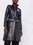 Courrèges Vinyl trenchcoat met logo-applicatie Blauw - Thumbnail 5