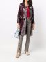 Courrèges Vinyl trenchcoat met logo-applicatie Paars - Thumbnail 2