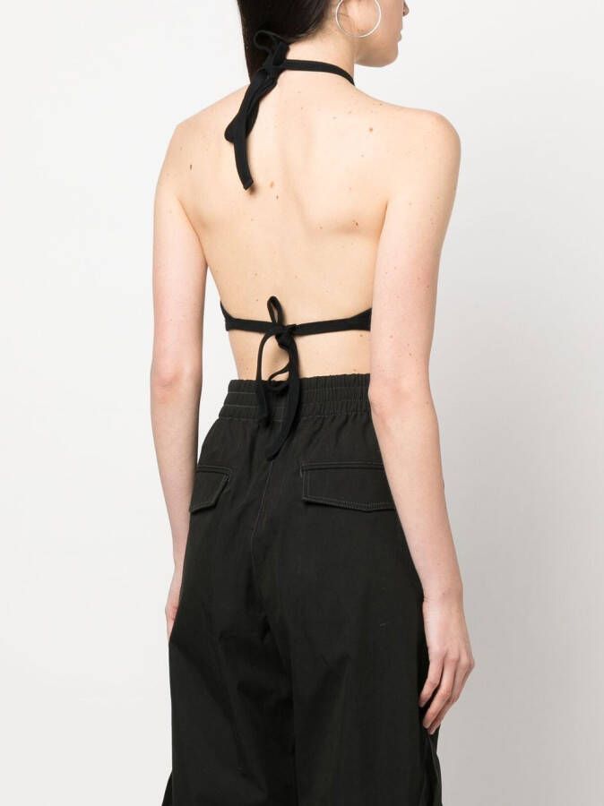 Courrèges Tweekleurige top Wit