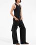 Courrèges Twill broek Zwart - Thumbnail 3