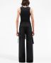 Courrèges Twill broek Zwart - Thumbnail 4