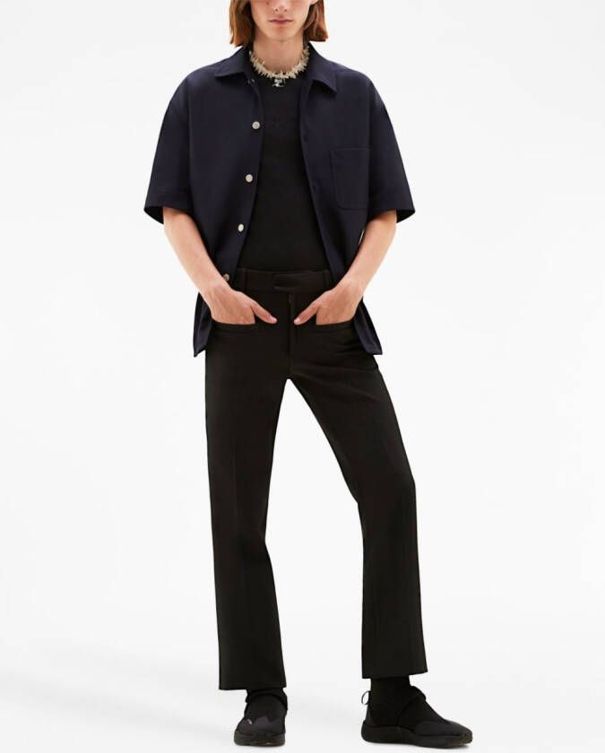 Courrèges Twill overhemd Blauw