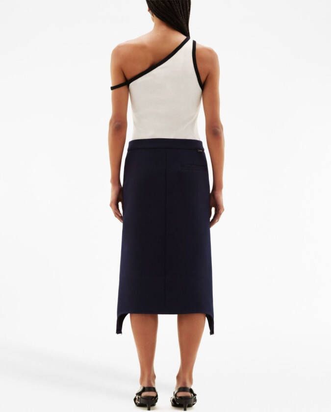 Courrèges Twill midi-rok Zwart