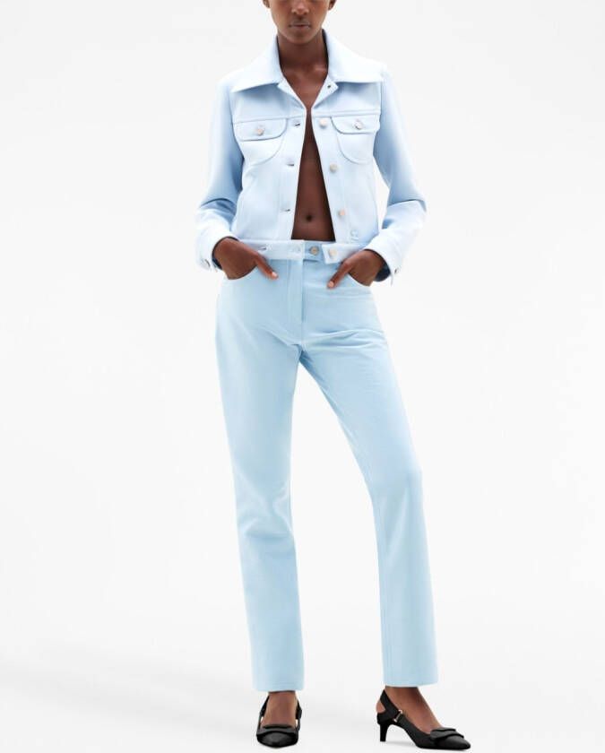 Courrèges Straight broek Blauw