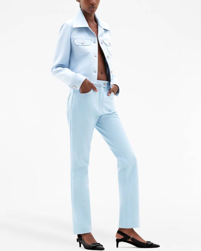 Courrèges Straight broek Blauw