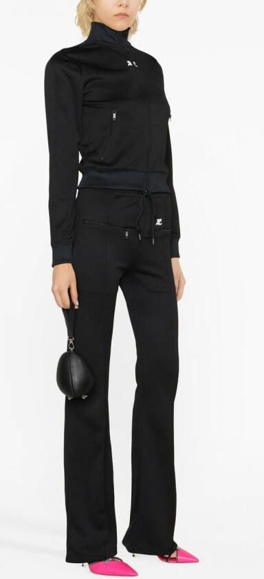 Courrèges Jack met rits Zwart