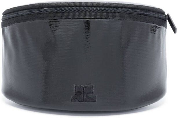 Courrèges Zonnebril met vierkant montuur Blauw
