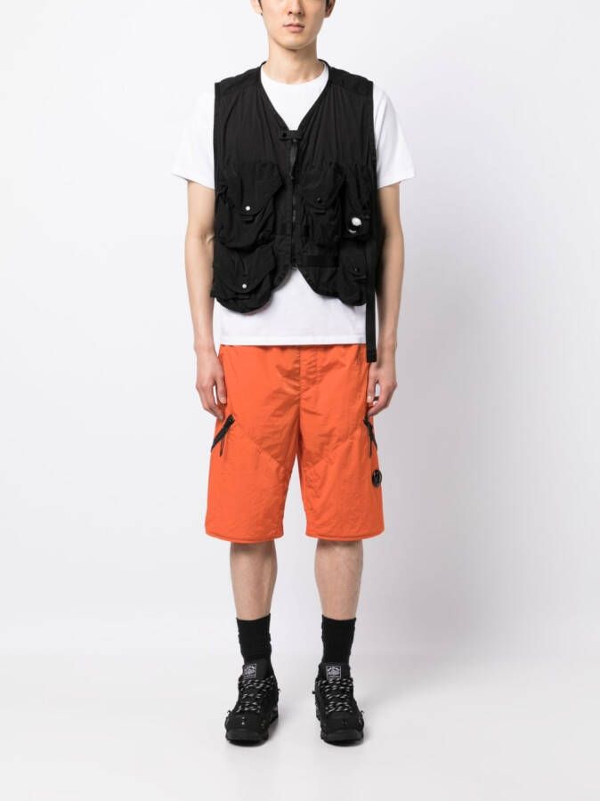C.P. Company Bermuda shorts met meerdere zakken Oranje