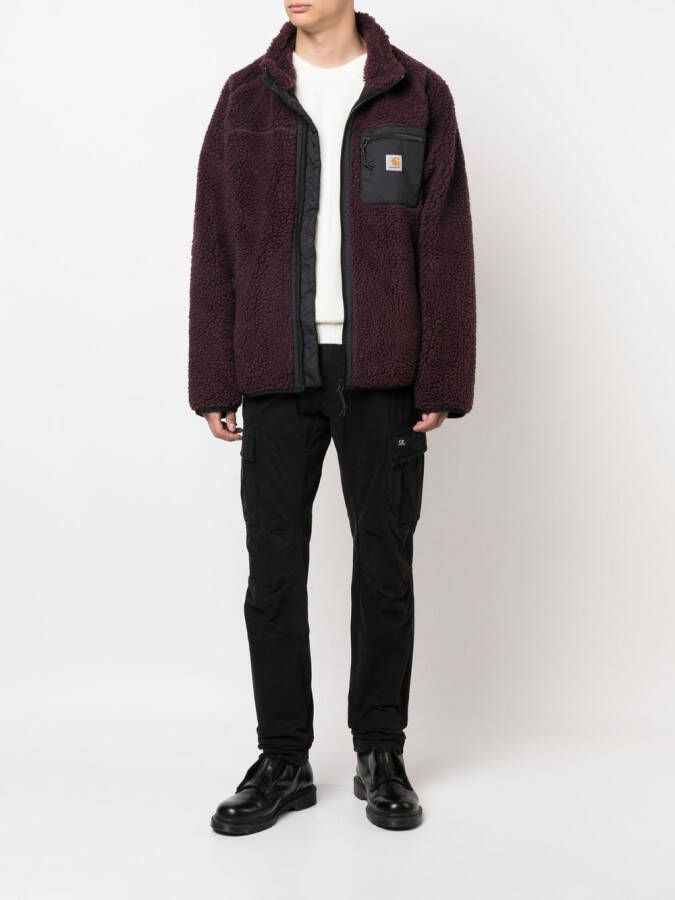 C.P. Company Broek met logopatch Zwart