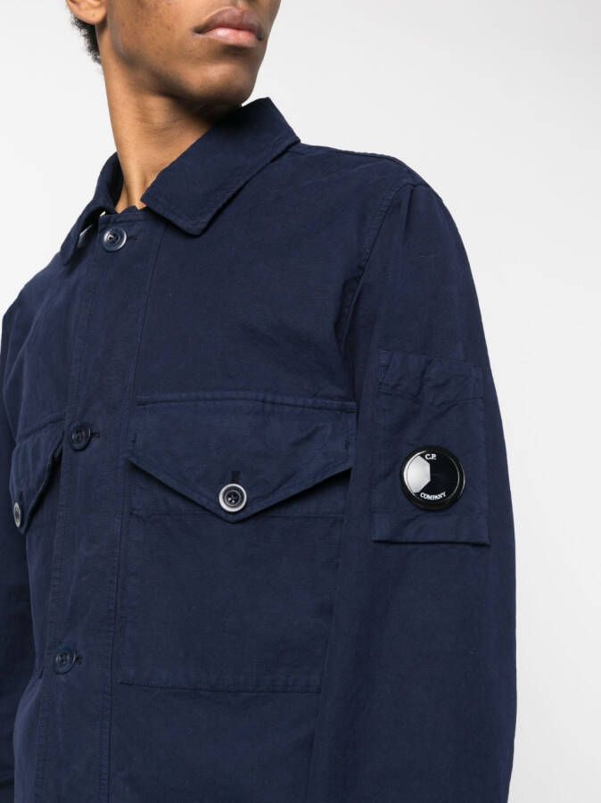 C.P. Company Katoenen shirtjack Blauw