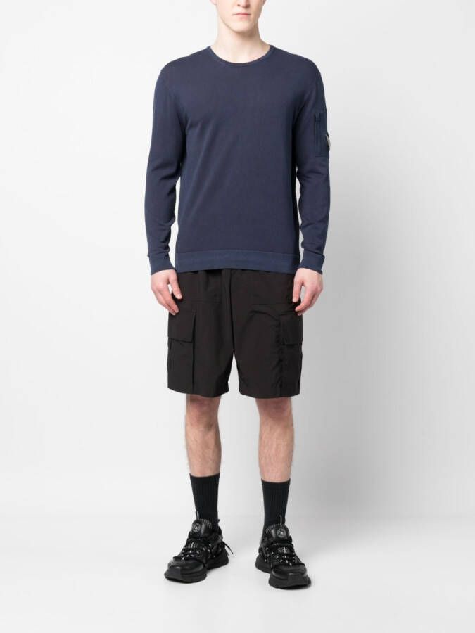 C.P. Company Sweater met ronde hals Blauw