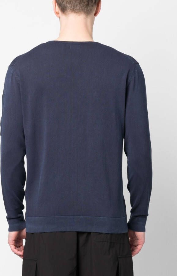 C.P. Company Sweater met ronde hals Blauw