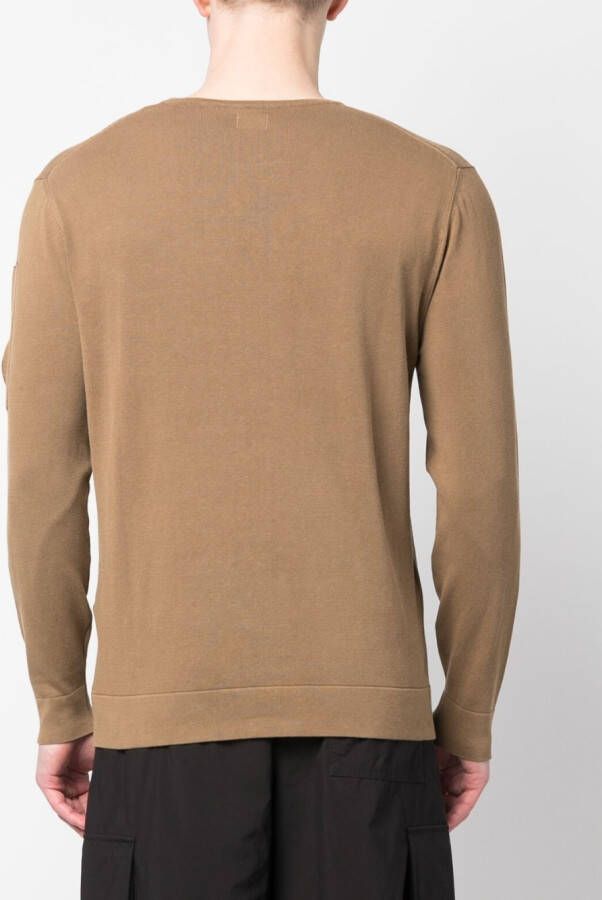 C.P. Company Sweater met ronde hals Bruin