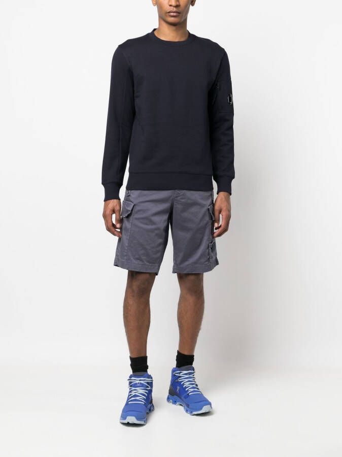 C.P. Company Sweater met Lens-detail Blauw