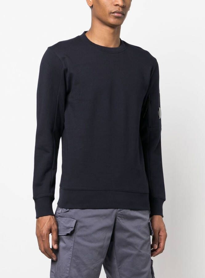 C.P. Company Sweater met Lens-detail Blauw