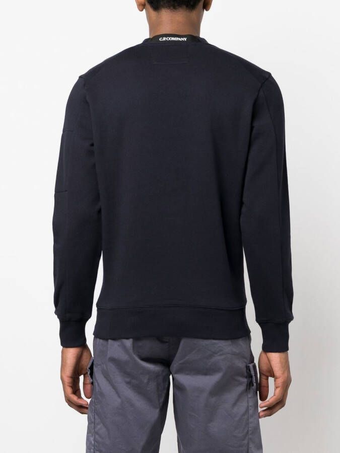 C.P. Company Sweater met Lens-detail Blauw