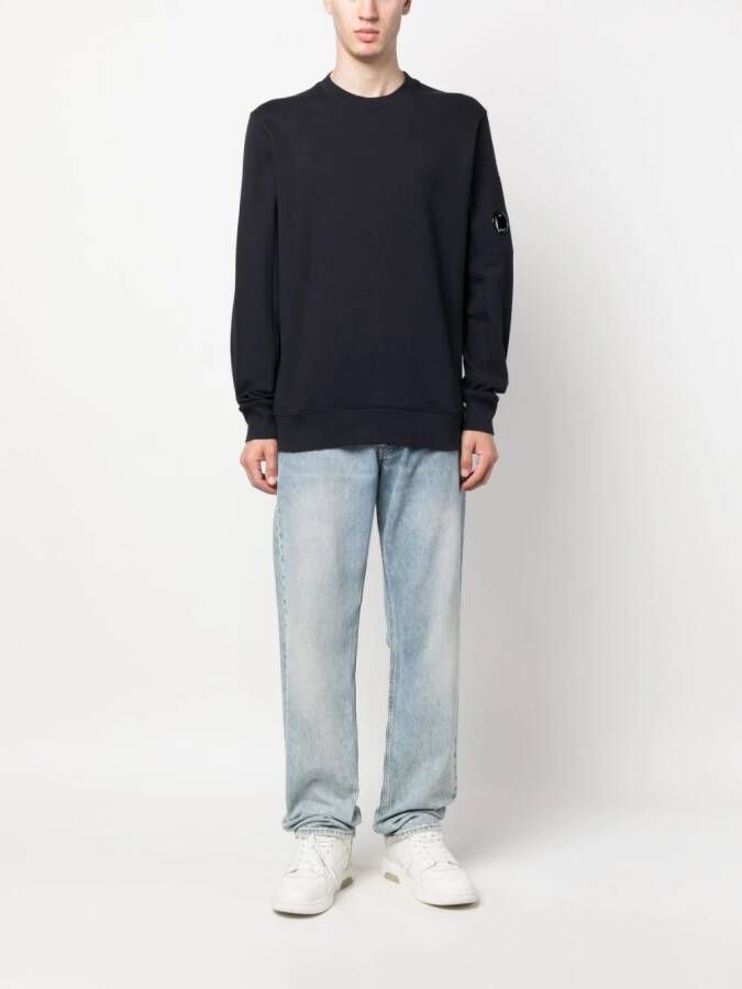 C.P. Company Fleece sweater Blauw
